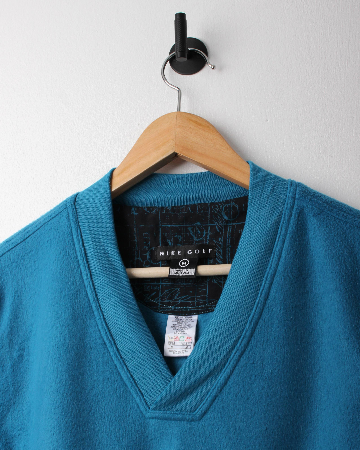 90s Nike FIT Blue Cotton Golf Vest (S)