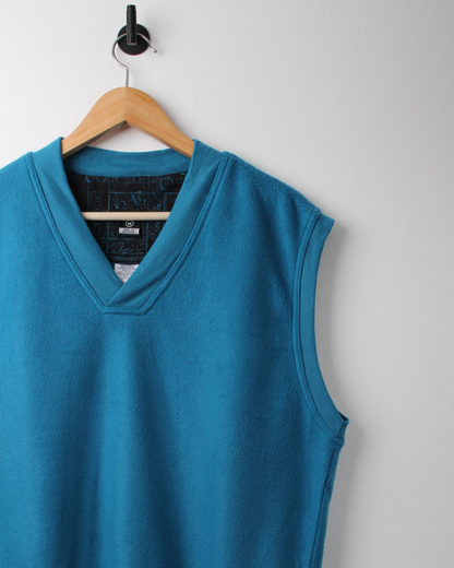 90s Nike FIT Blue Cotton Golf Vest (S)