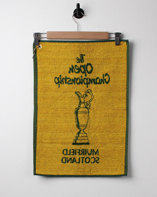 90s Open Championship Green/Yellow Towel