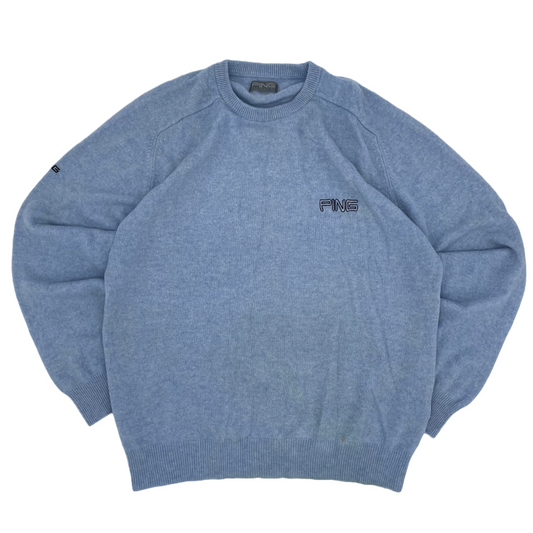 Ping Light Blue Woollen Jumper (XL)