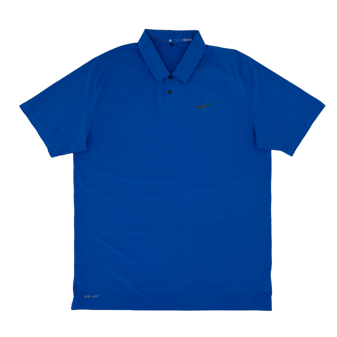 Nike Tiger Woods Blue Polo-Shirt (L) - Generation Mulligan