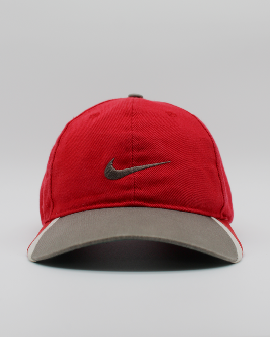 90s Nike Red & Grey Cap