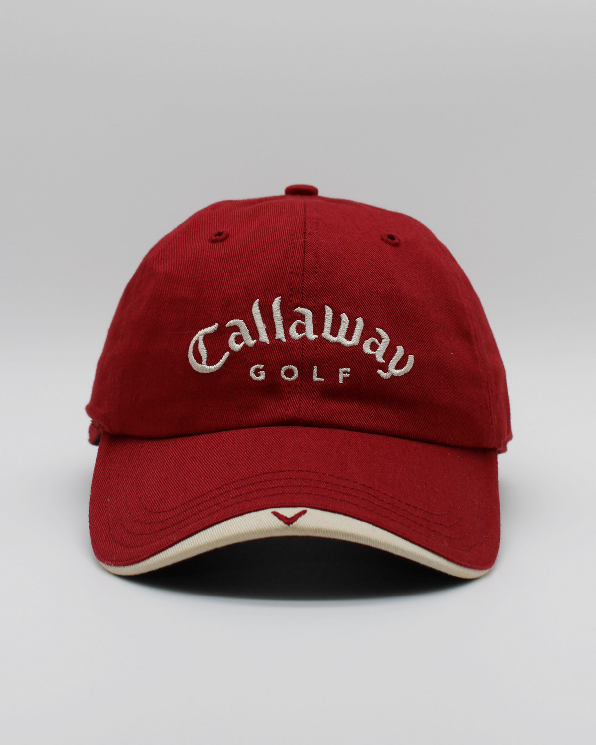 00s Callaway Burgundy & White Cap