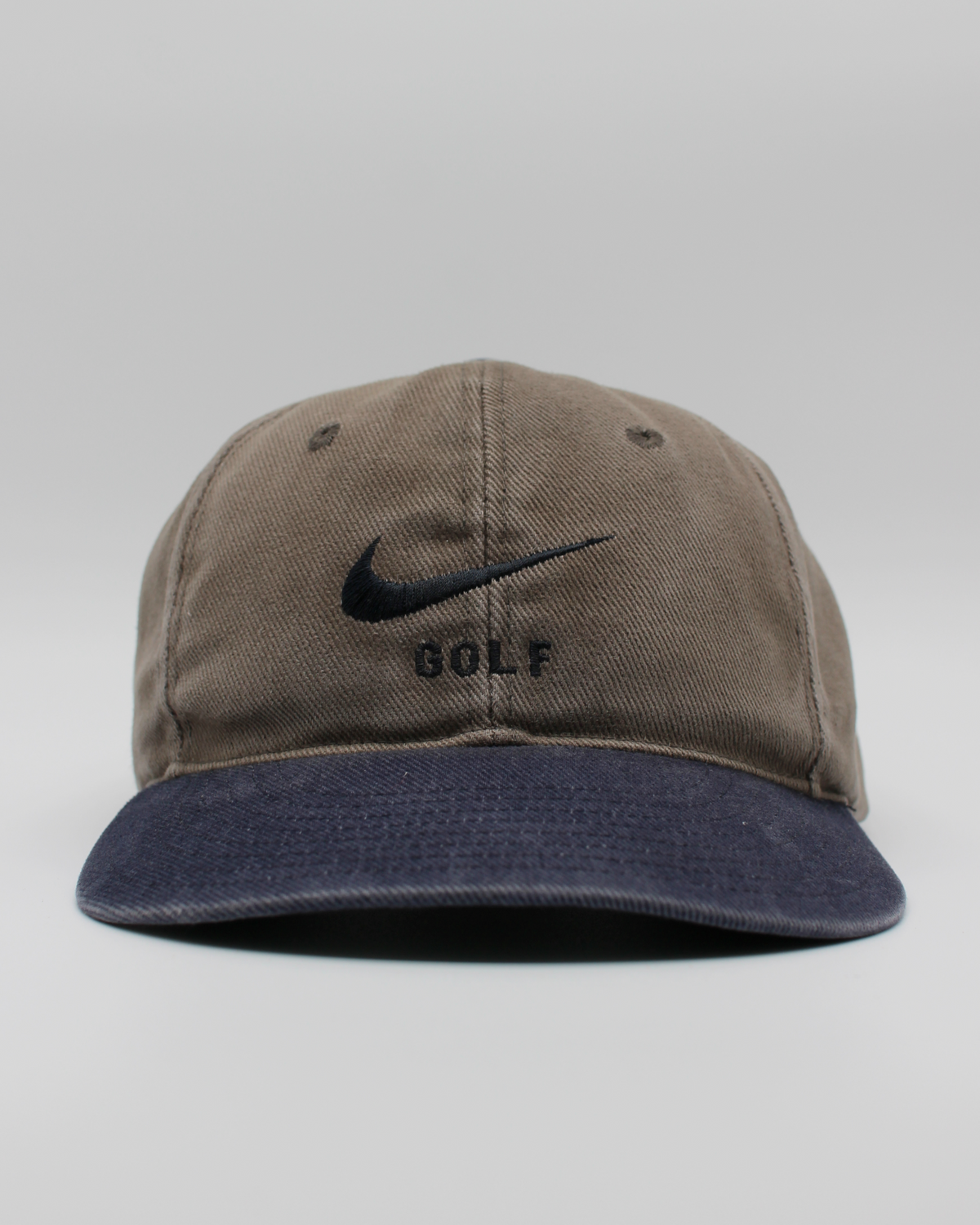 90s Nike Brown & Navy Two-Tone Cap