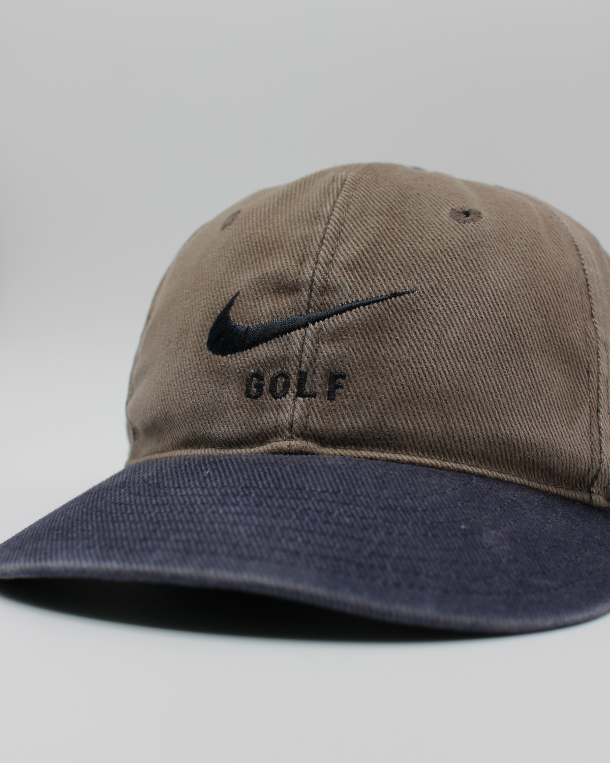90s Nike Brown & Navy Two-Tone Cap