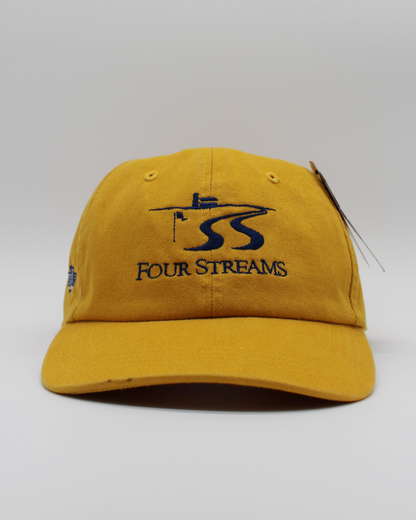 90s Four Streams 4head Yellow Cap with Tags
