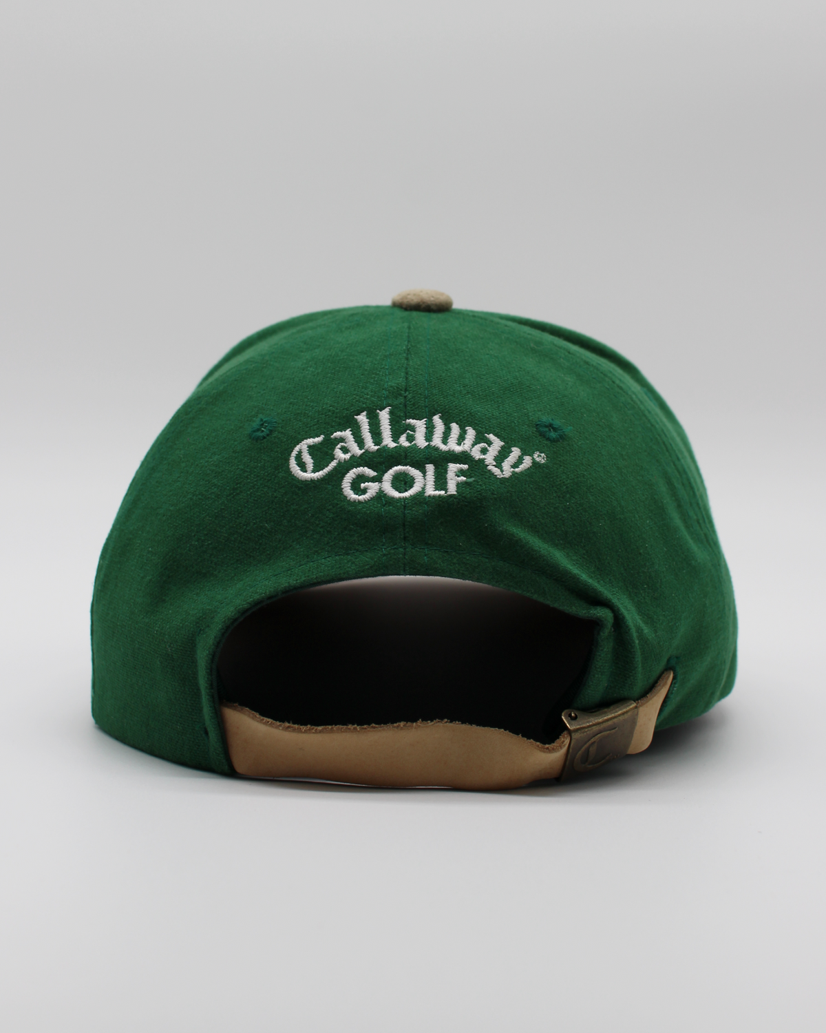 90s Callaway ‘C’ Logo Green & Suede Golf Cap