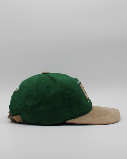 90s Callaway ‘C’ Logo Green & Suede Golf Cap