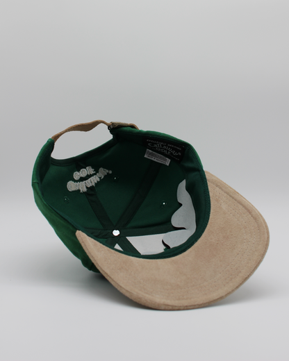 90s Callaway ‘C’ Logo Green & Suede Golf Cap