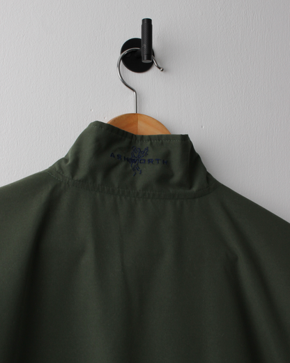 00s Ashworth Navy & Green Short Sleeve Windbreaker (XL)