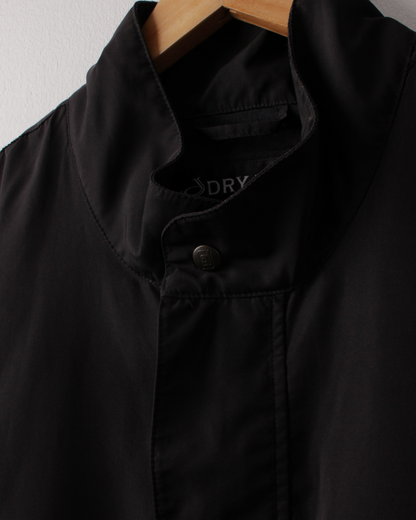 90s FootJoy TPC River’s Bend Black Windbreaker Golf Vest (L)