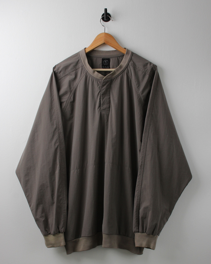 90s Nike Khaki Quarter Snap Lightweight Windbreaker (XL)