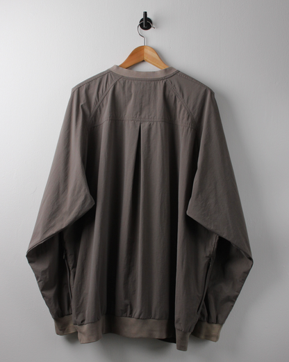 90s Nike Khaki Quarter Snap Lightweight Windbreaker (XL)