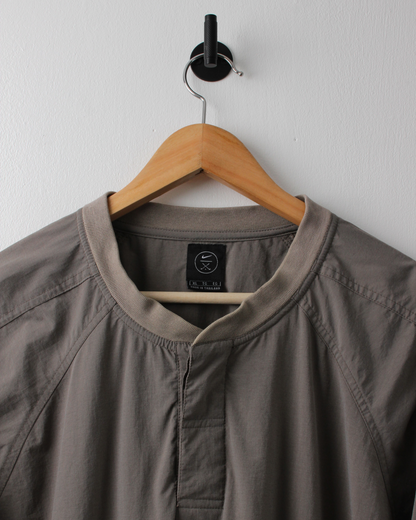 90s Nike Khaki Quarter Snap Lightweight Windbreaker (XL)