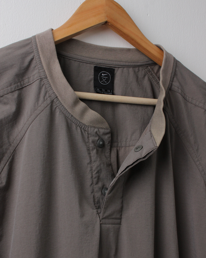 90s Nike Khaki Quarter Snap Lightweight Windbreaker (XL)
