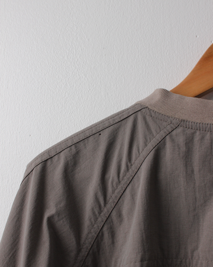 90s Nike Khaki Quarter Snap Lightweight Windbreaker (XL)