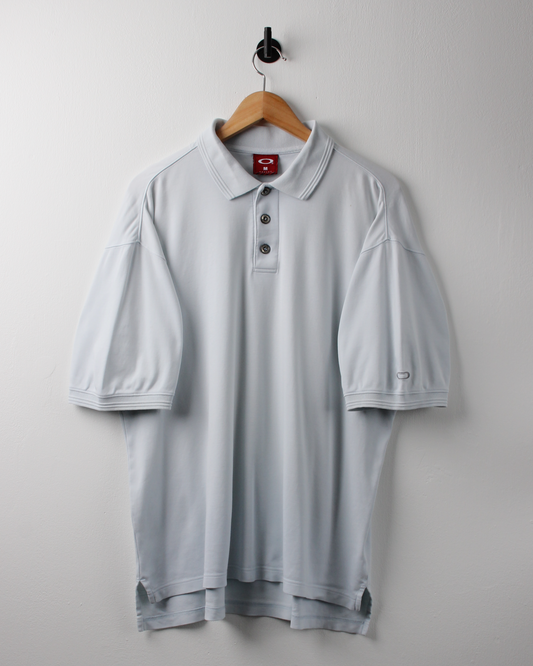 00s Oakley White Polo (L)