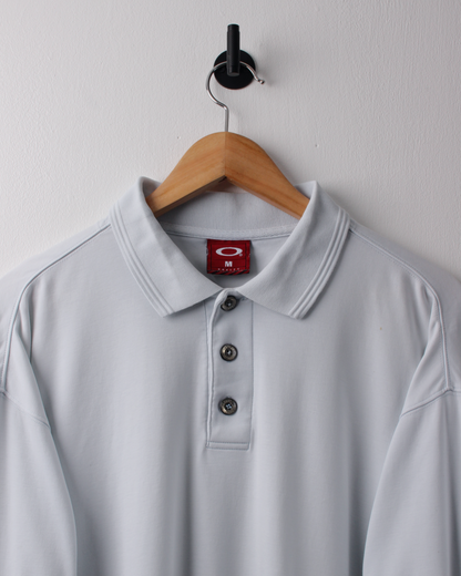 00s Oakley White Polo (L)