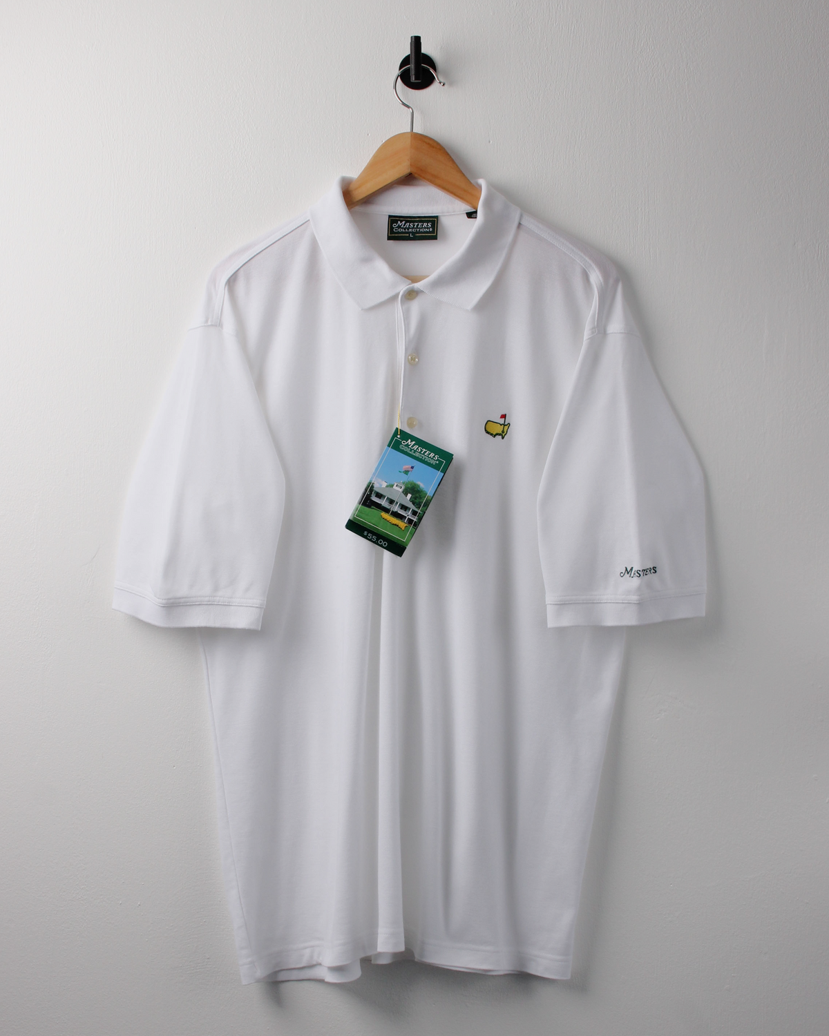 00s Masters Collection White Polo with Tags (L)