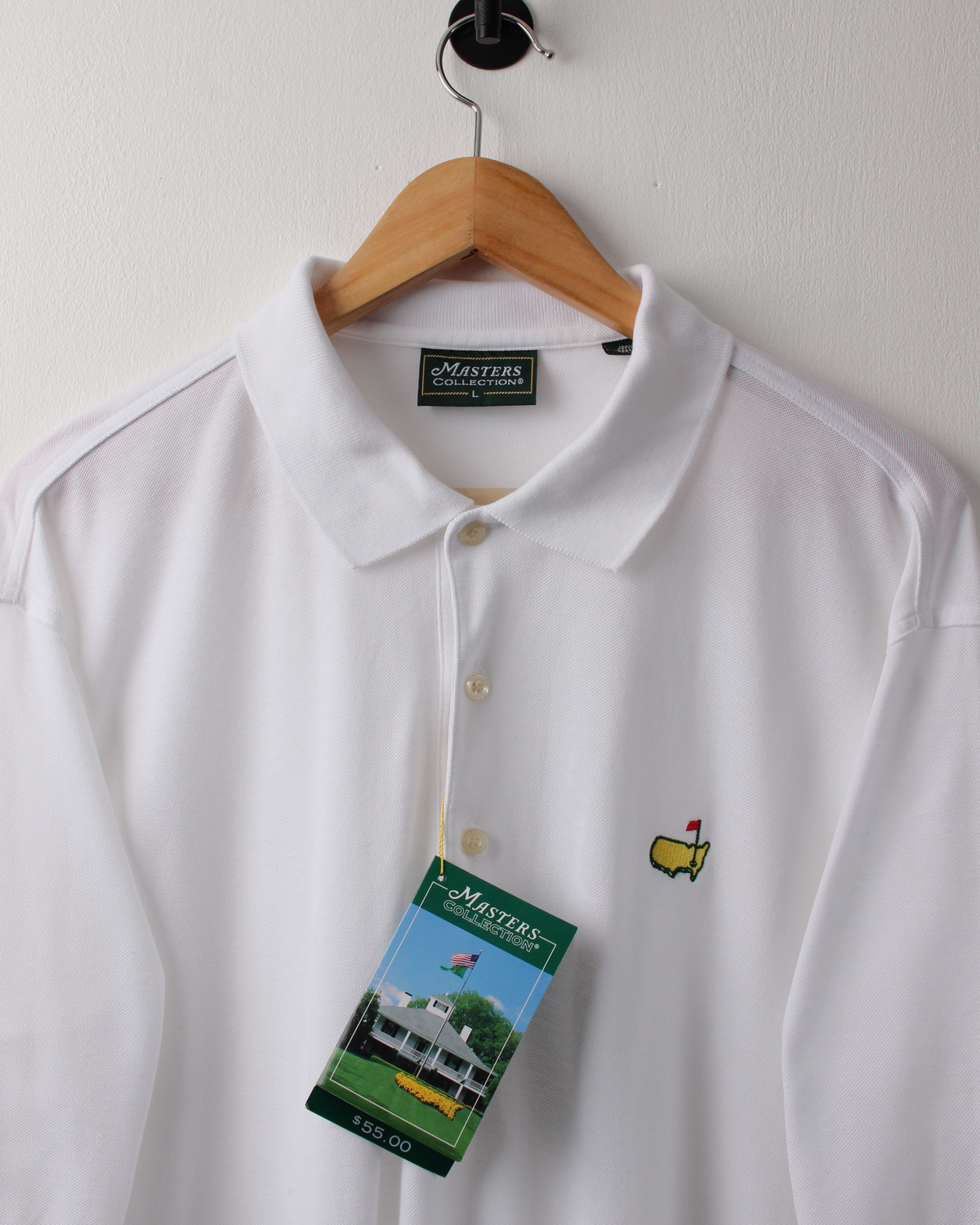 00s Masters Collection White Polo with Tags (L)