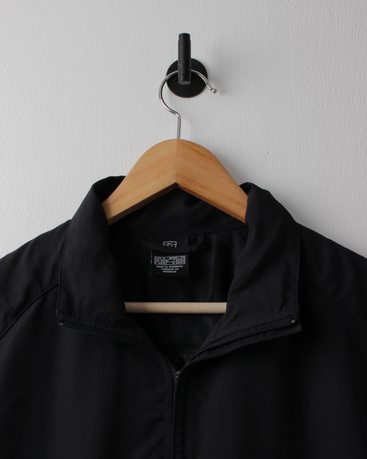 00s Nike Black Lightweight Quarter Zip Jacket (M)