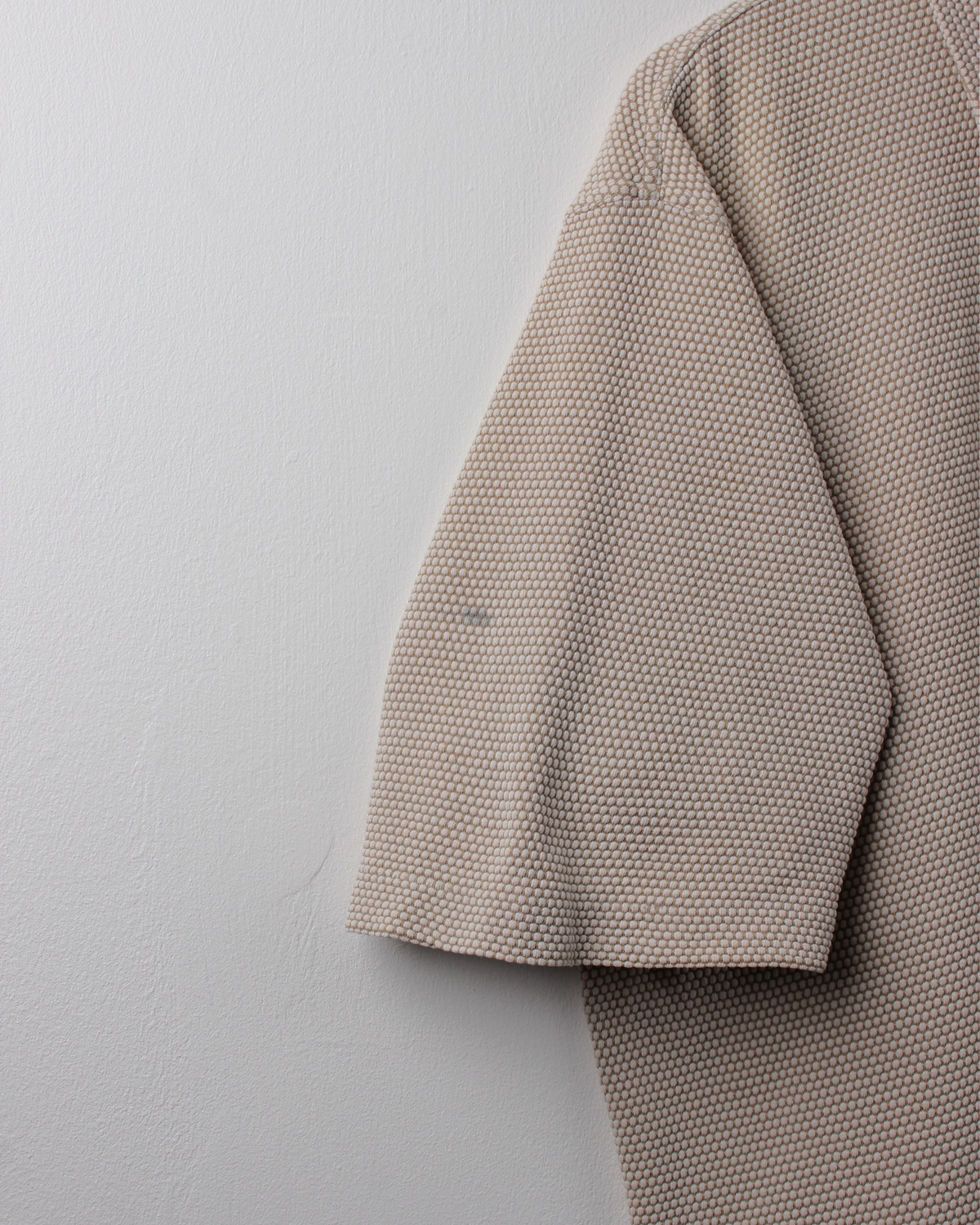 90s Nike Tiger Woods Yin Yang Beige Textured Polo (L)
