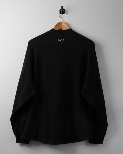90s Nike Tiger Woods Black Mock Neck Fleece Pullover (M)