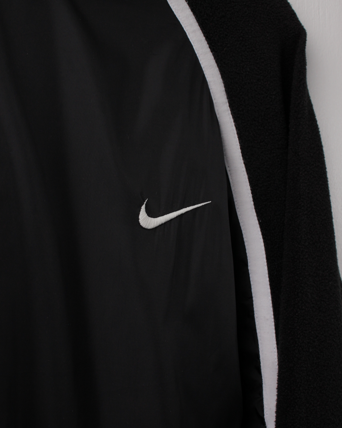 90s Nike Tiger Woods Black Mock Neck Fleece Pullover (M)