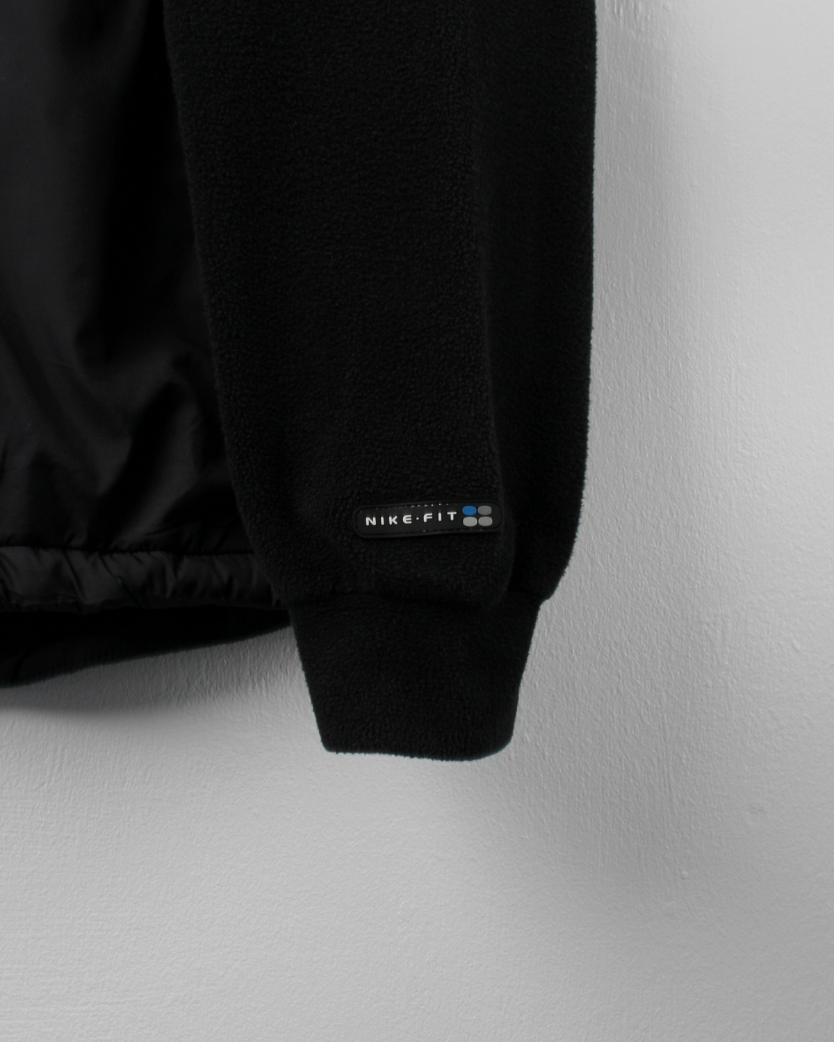 90s Nike Tiger Woods Black Mock Neck Fleece Pullover (M)