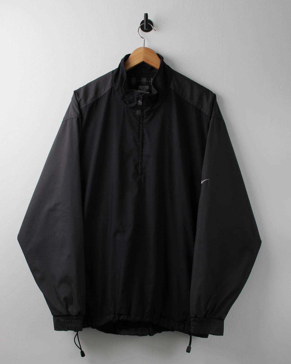 00s Nike Black & Grey Lightweight Jacket (L)
