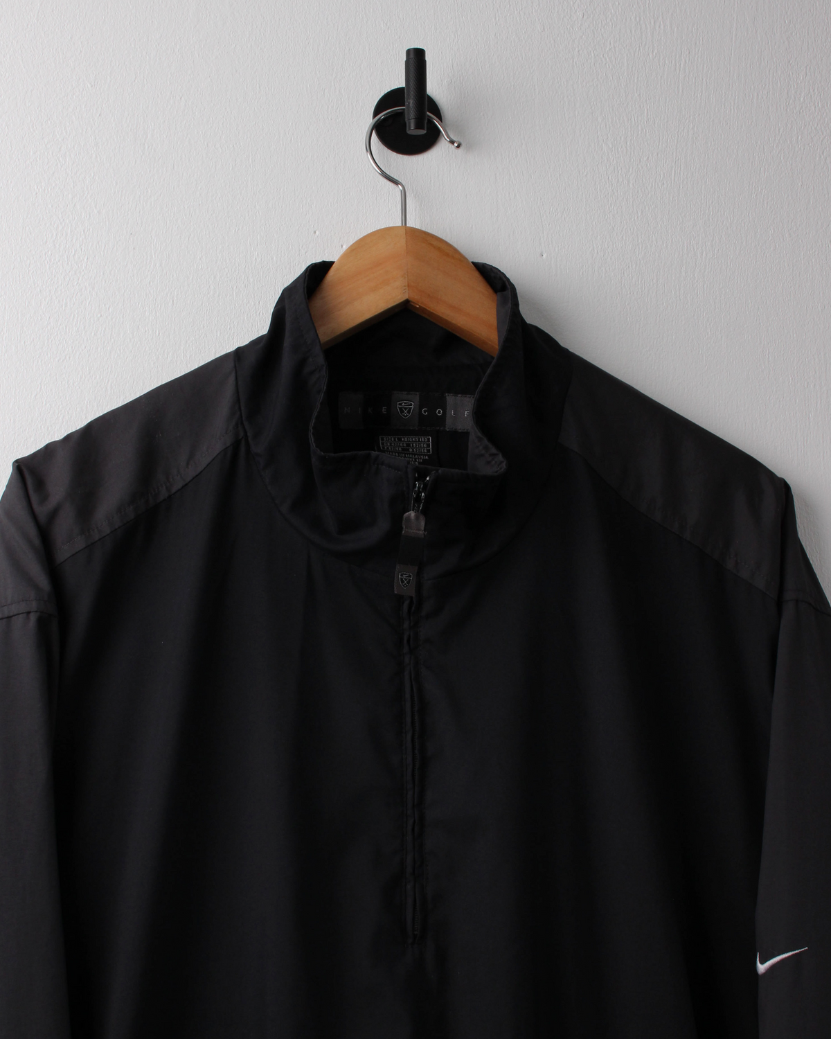 00s Nike Black & Grey Lightweight Jacket (L)