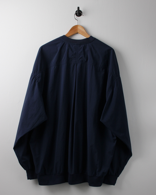 90s Nike Navy Lightweight Buttoned Windbreaker (XXL)