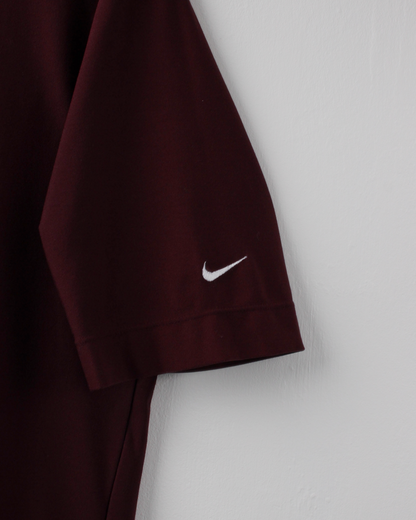 00s Nike Burgundy Dri-Fit Mock Neck (M)