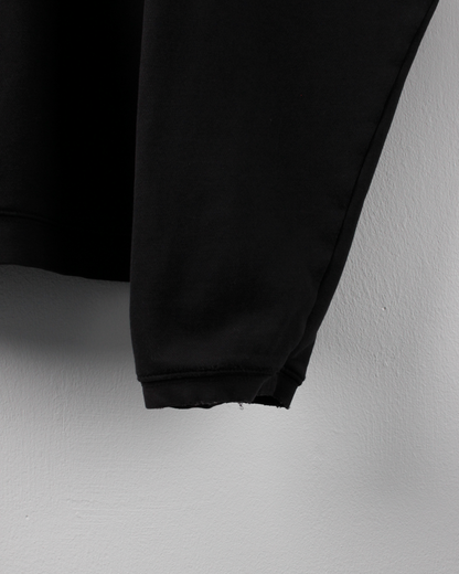 00s Nike Shield Logo Black & Dark Purple Crewneck Sweatshirt (L)
