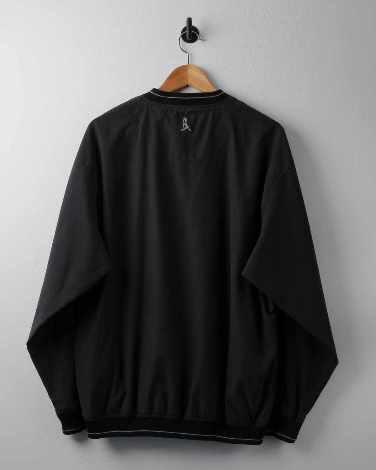 00s Ping Black V-Neck Windbreaker (L)