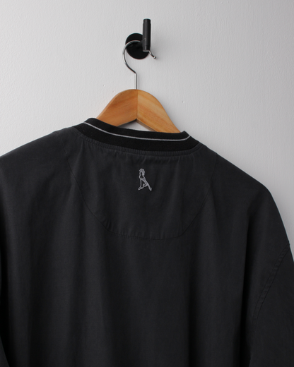 00s Ping Black V-Neck Windbreaker (L)