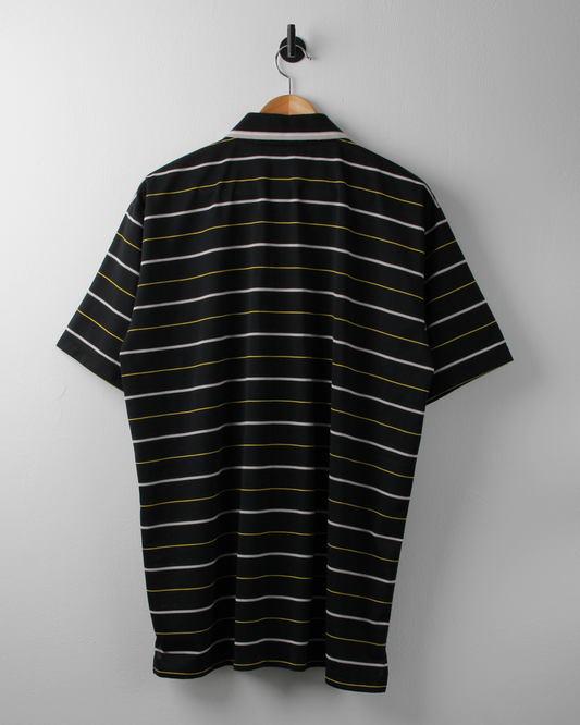 90s Callaway Navy Striped Polo with Tags (L)