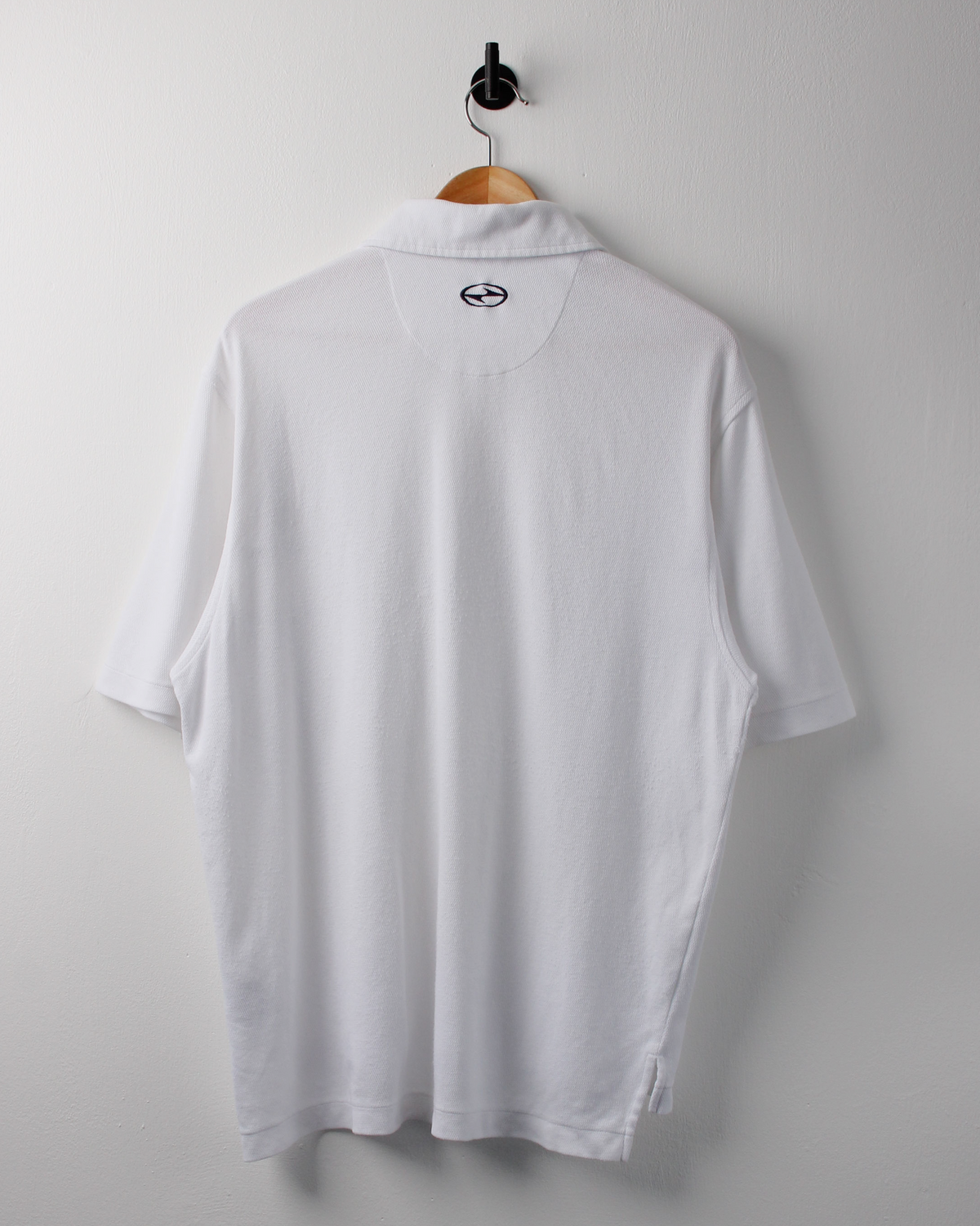 90s Nike Tiger Woods Yin Yang White Panelled Polo (M)
