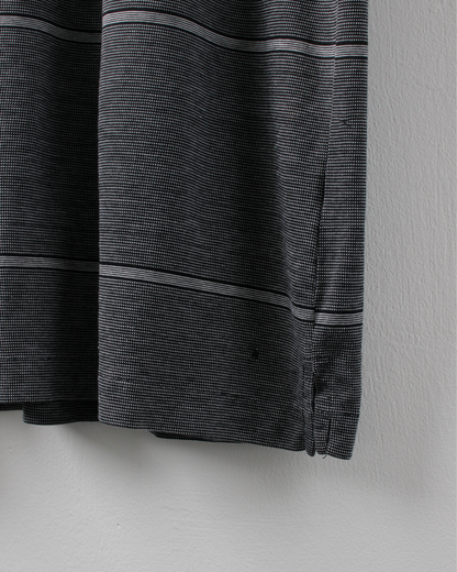 00s Nike Tiger Woods Collection Grey Striped Polo (L)