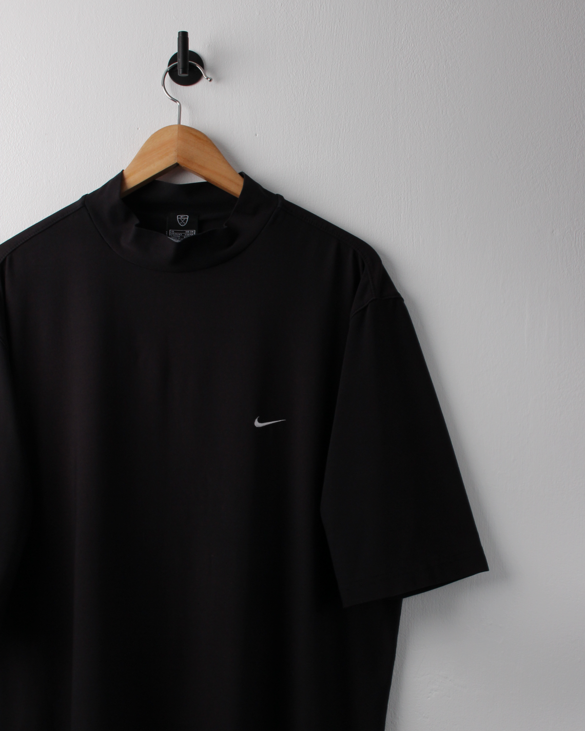 00s Nike Black Dri-Fit Mock Neck (XL)