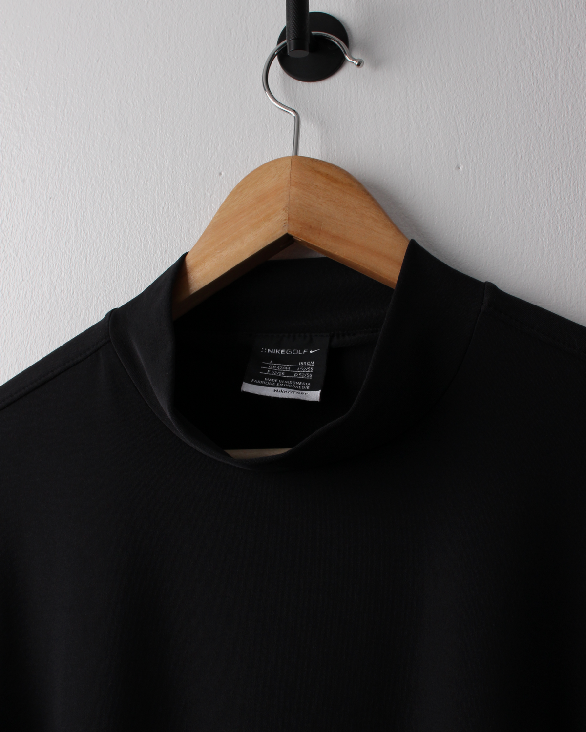 00s Nike Black Dri-Fit Mock Neck (L)