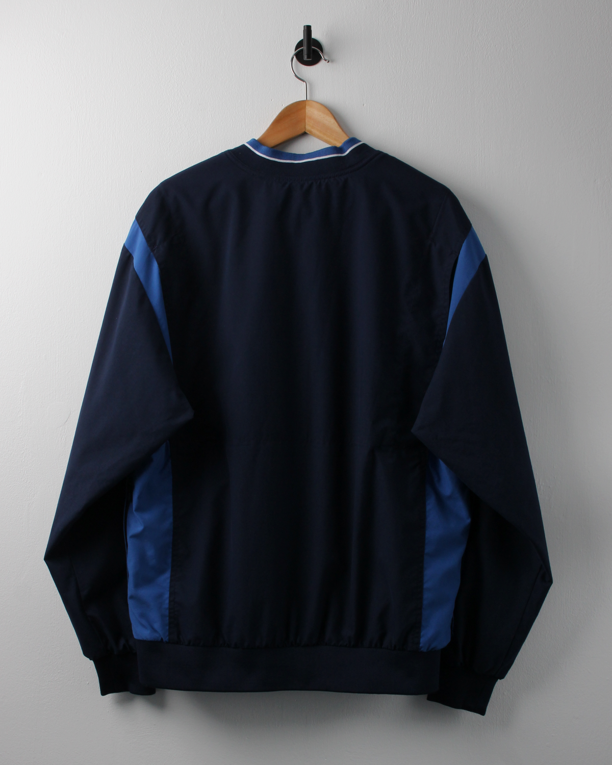 00s Nike Navy & Blue V-Neck Windbreaker (M)