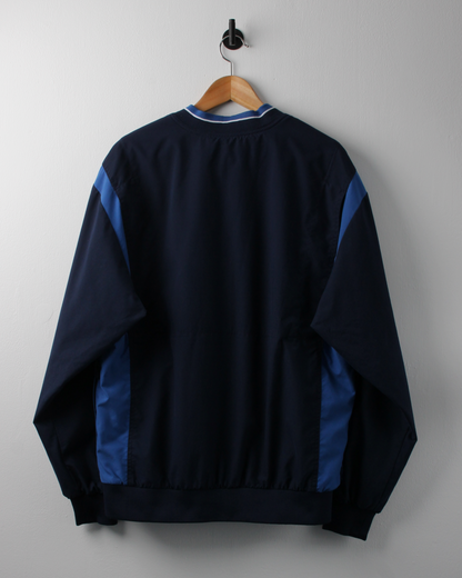 00s Nike Navy & Blue V-Neck Windbreaker (M)