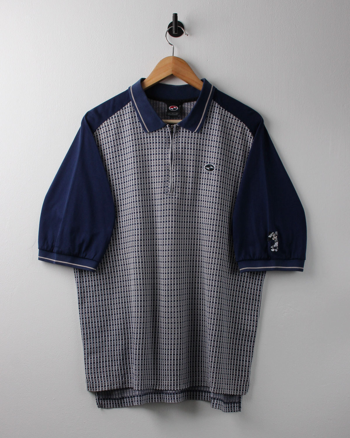 90s Nike Tiger Woods Yin Yang Mickey Geometric Polo (M)