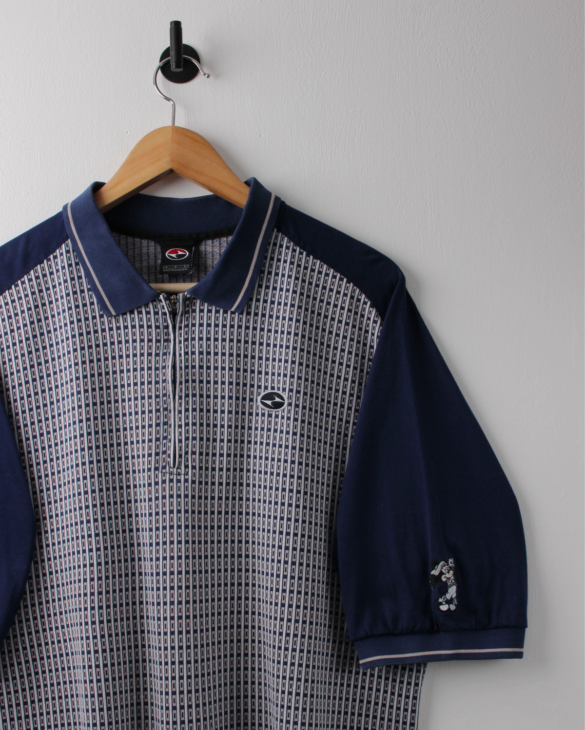 90s Nike Tiger Woods Yin Yang Mickey Geometric Polo (M)