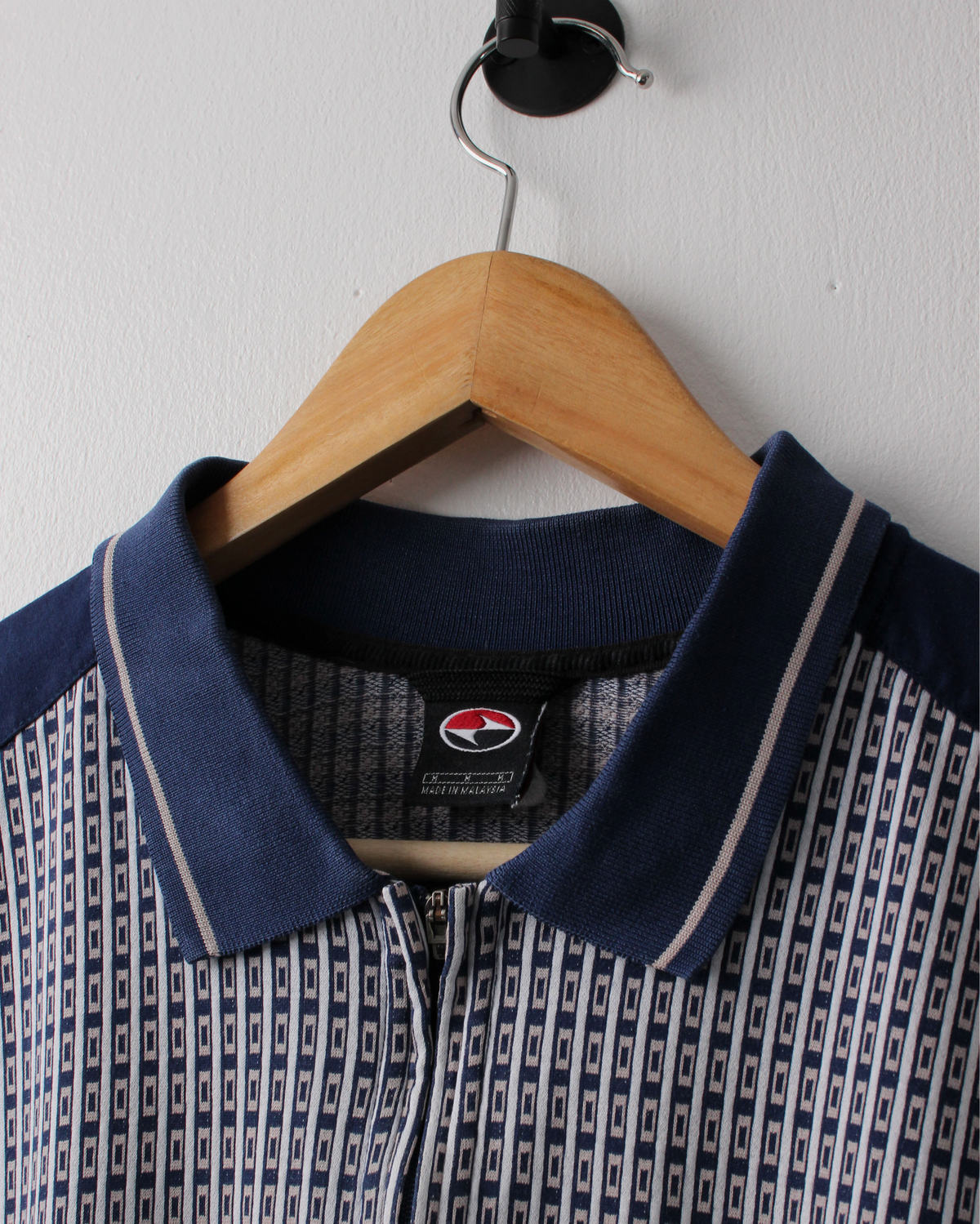 90s Nike Tiger Woods Yin Yang Mickey Geometric Polo (M)