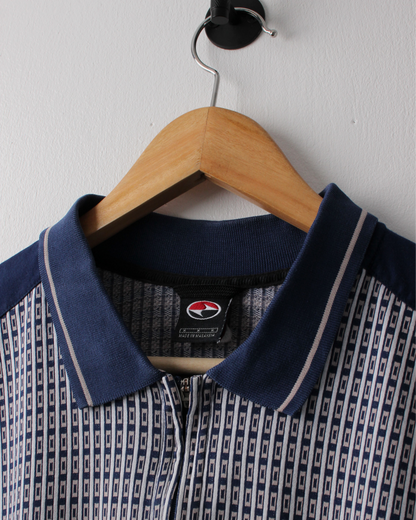 90s Nike Tiger Woods Yin Yang Mickey Geometric Polo (M)