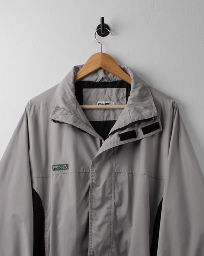 00s Ping Cream & Black Full Zip Jacket (M)