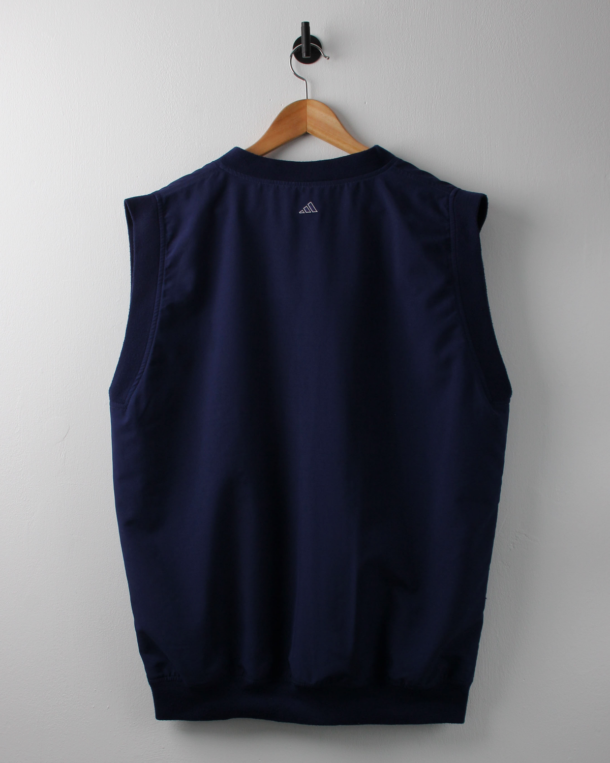 90s Adidas Navy Windbreaker Golf Vest (L)