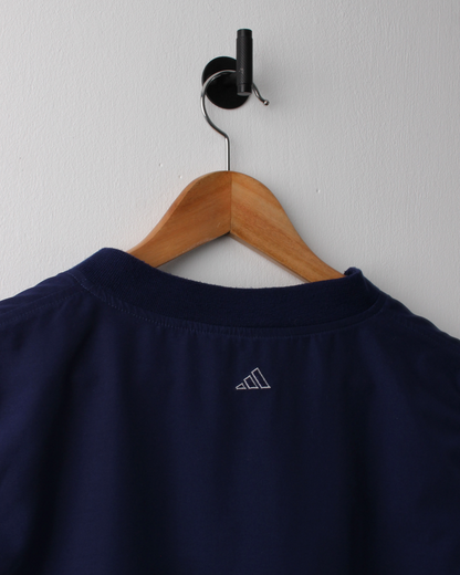 90s Adidas Navy Windbreaker Golf Vest (L)